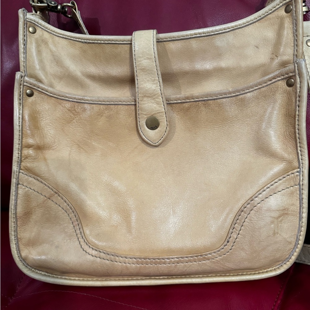 Frye Crossbody Handbag - Yellow/Tan
